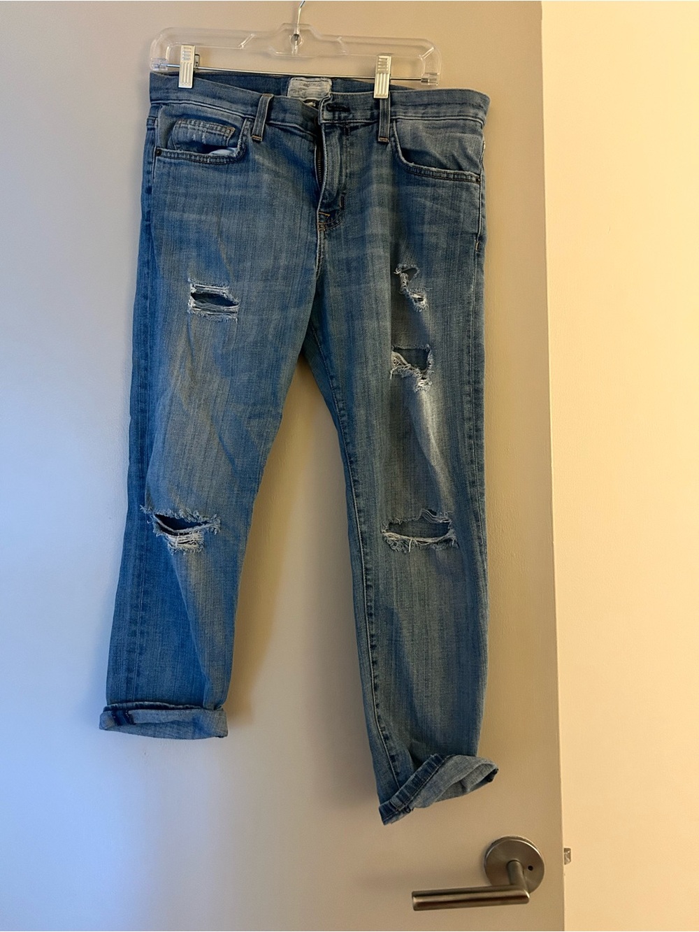 Lightly worn Current Elliott Boyfriend Jeans